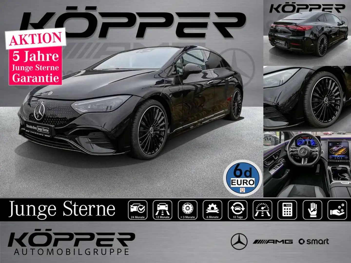 Mercedes-Benz EQE 300 AMG Edition Premium Distronic Wärmepumpe Fekete - 1