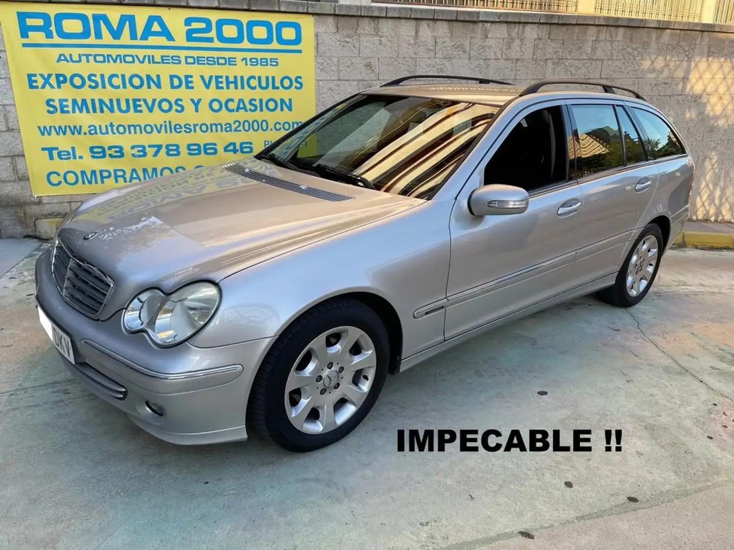 Mercedes-Benz C 180 K FAMILIAR Plateado - 1
