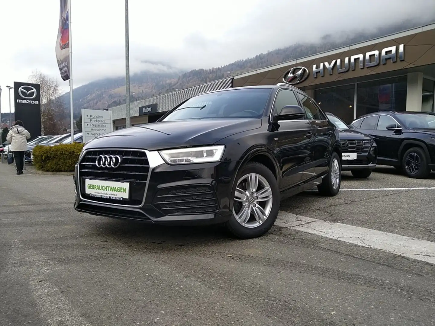 Audi Q3 2,0 TDI Intense + quattro S-tronic Schwarz - 2