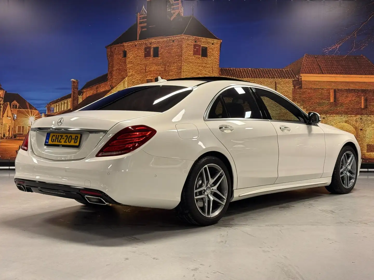Mercedes-Benz S 400 Hybrid AMG Prestige+ Panodak Burmester Alb - 2