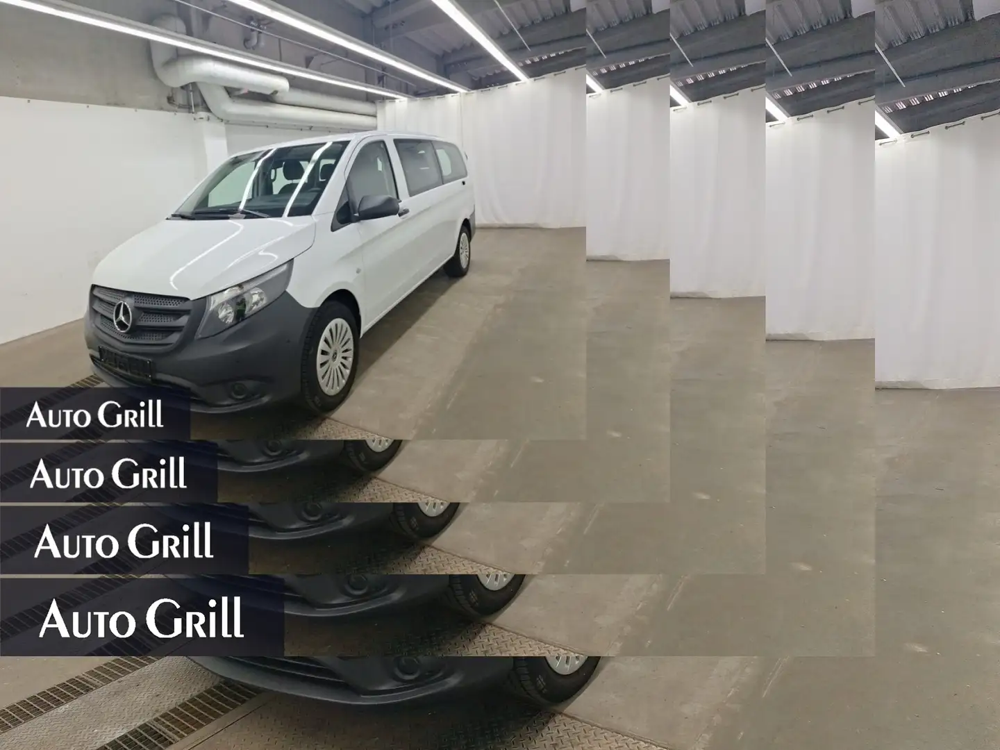Mercedes-Benz Vito Tourer Pro Extralang +Cam.+Navi+AHKVorb+Totw Weiß - 1