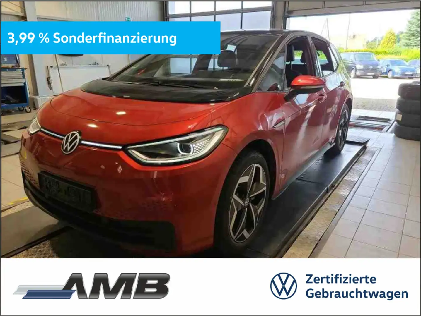 Volkswagen ID.3 Pro S 77kWh/Matrix/Assist+/Navi/360°/5Sitze Rood - 1