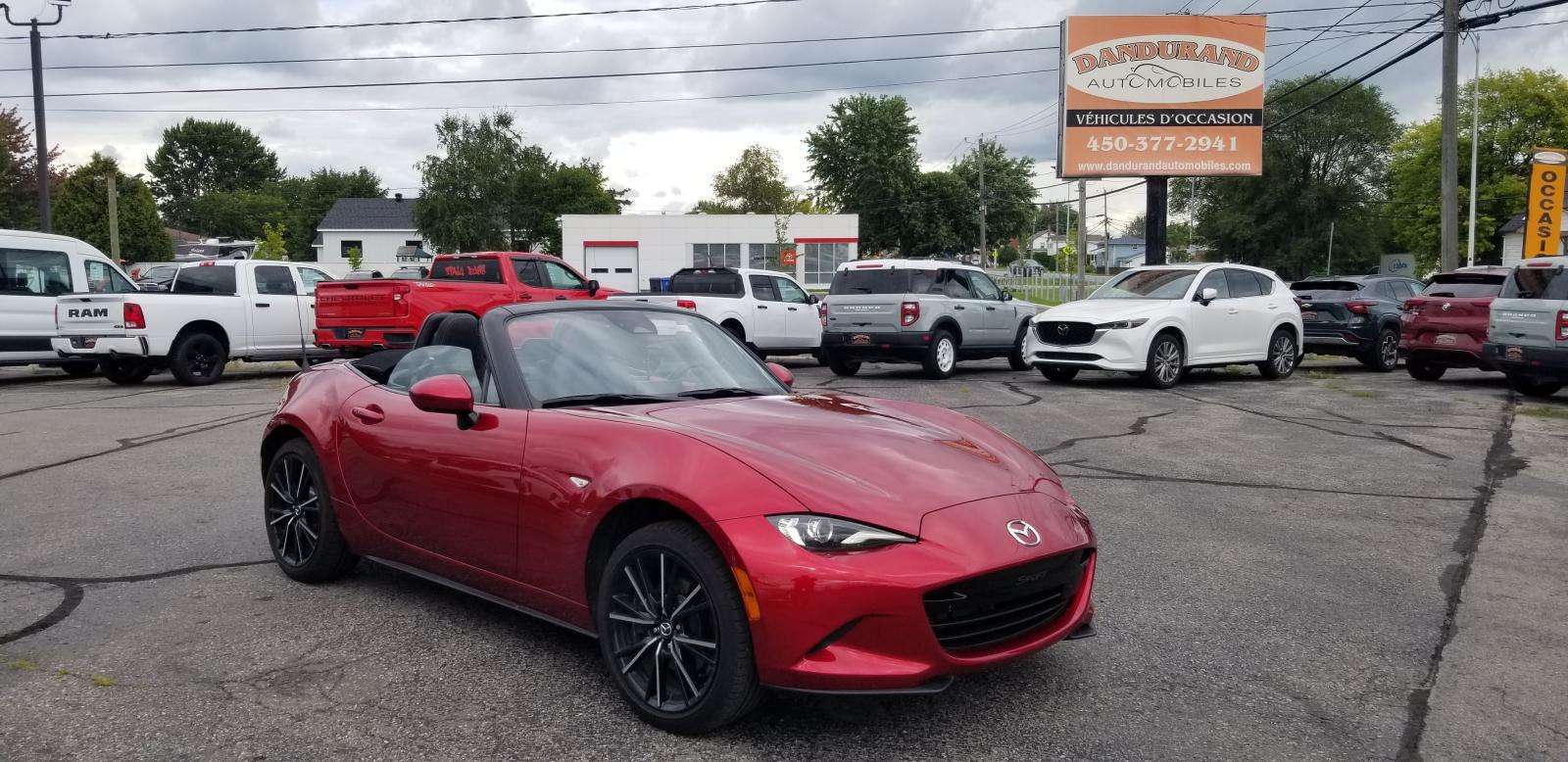 2025 Mazda MX-5 Miata GT **GRAND TOURING**AUTOMATIQUE**CUIR**CAM.DE RECU — снимка 1