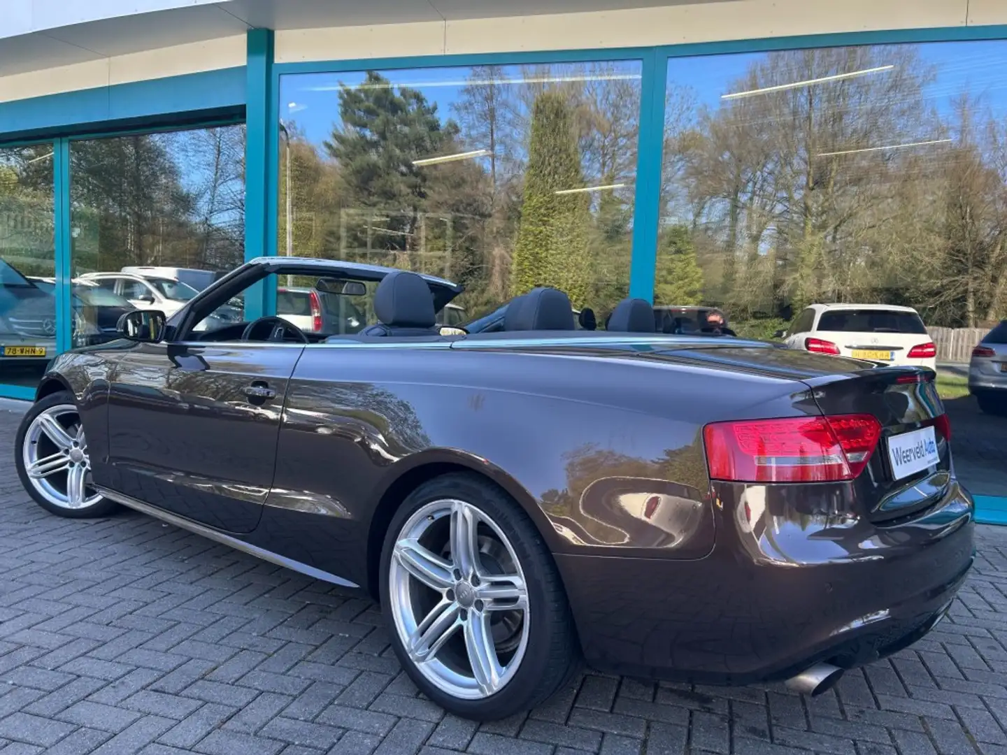 Audi A5 2.0 TFSI CABRIOLET S-LINE Leder, Navi, Xenon, PDC, Brun - 2