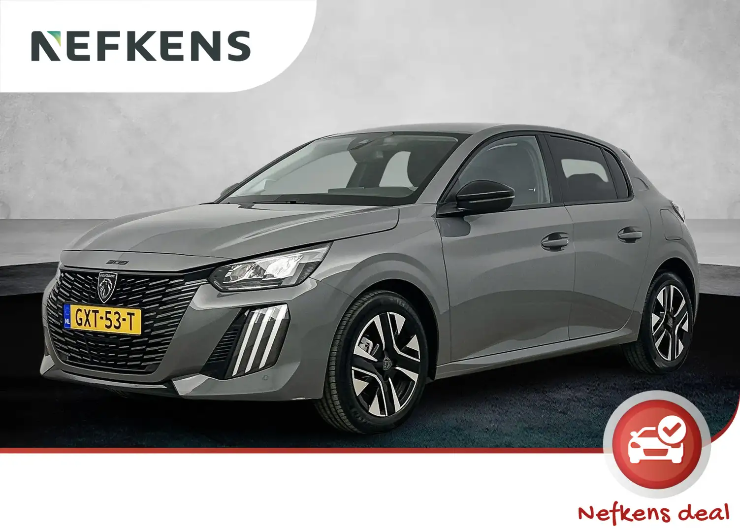 Peugeot 208 1.2 100 pk Allure | Navigatie |  Apple Carplay | V Grijs - 1