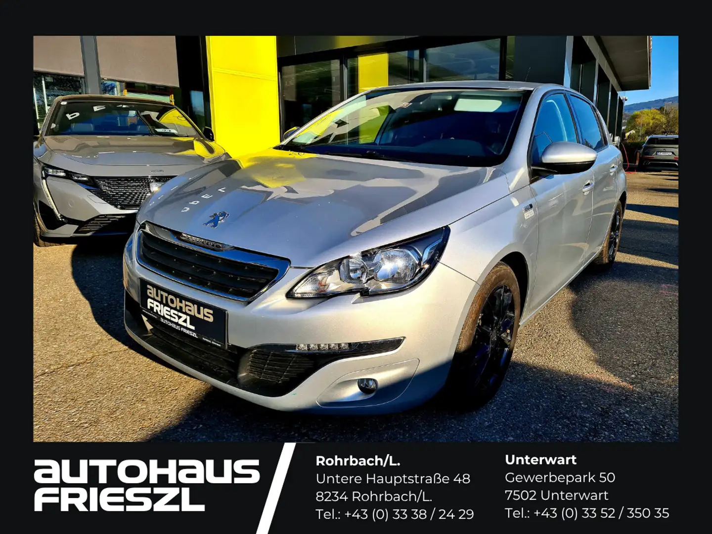 Peugeot 308 1,2 PureTech 110 Style S&S, AHK, neuer Motor! Silber - 1
