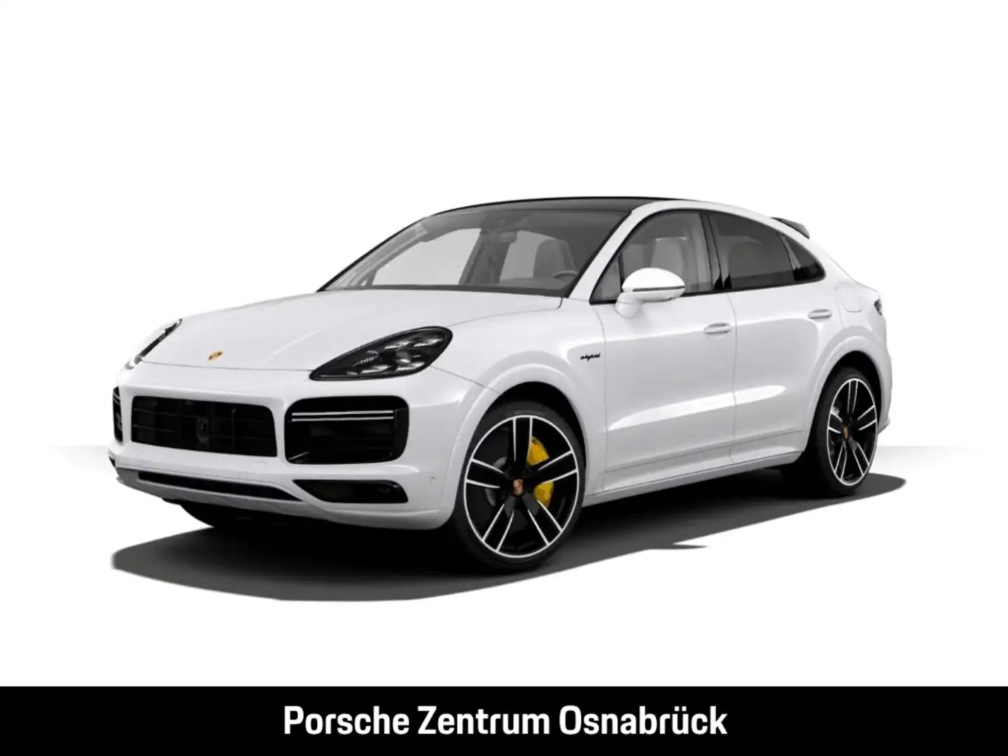 Porsche Cayenne Turbo S E-Hybrid Coupe Matrix Burmester 22-Zoll Sp Blanc - 1