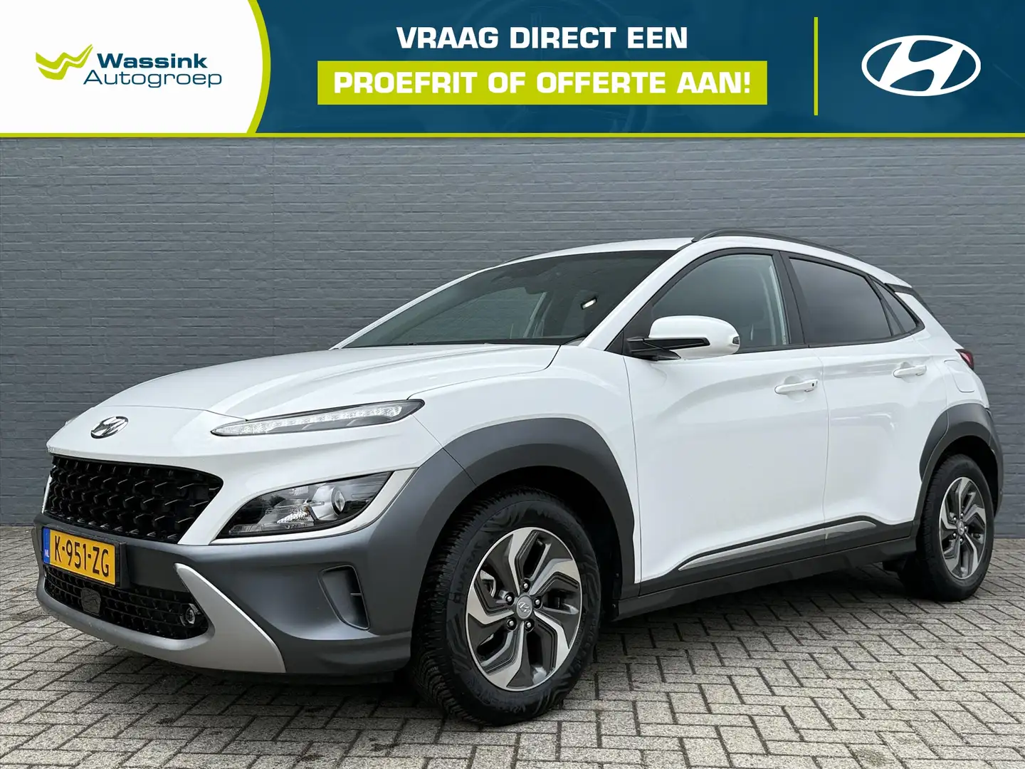 Hyundai KONA 1.6 GDI HEV 141pk DCT Fashion Wit - 1