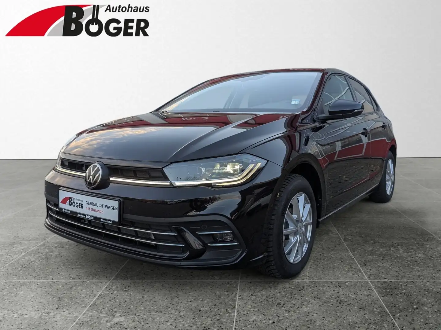 Volkswagen Polo 1,0 DSG 110PS *ACC IQ LIGHT GARANTIE 06/27** Noir - 1