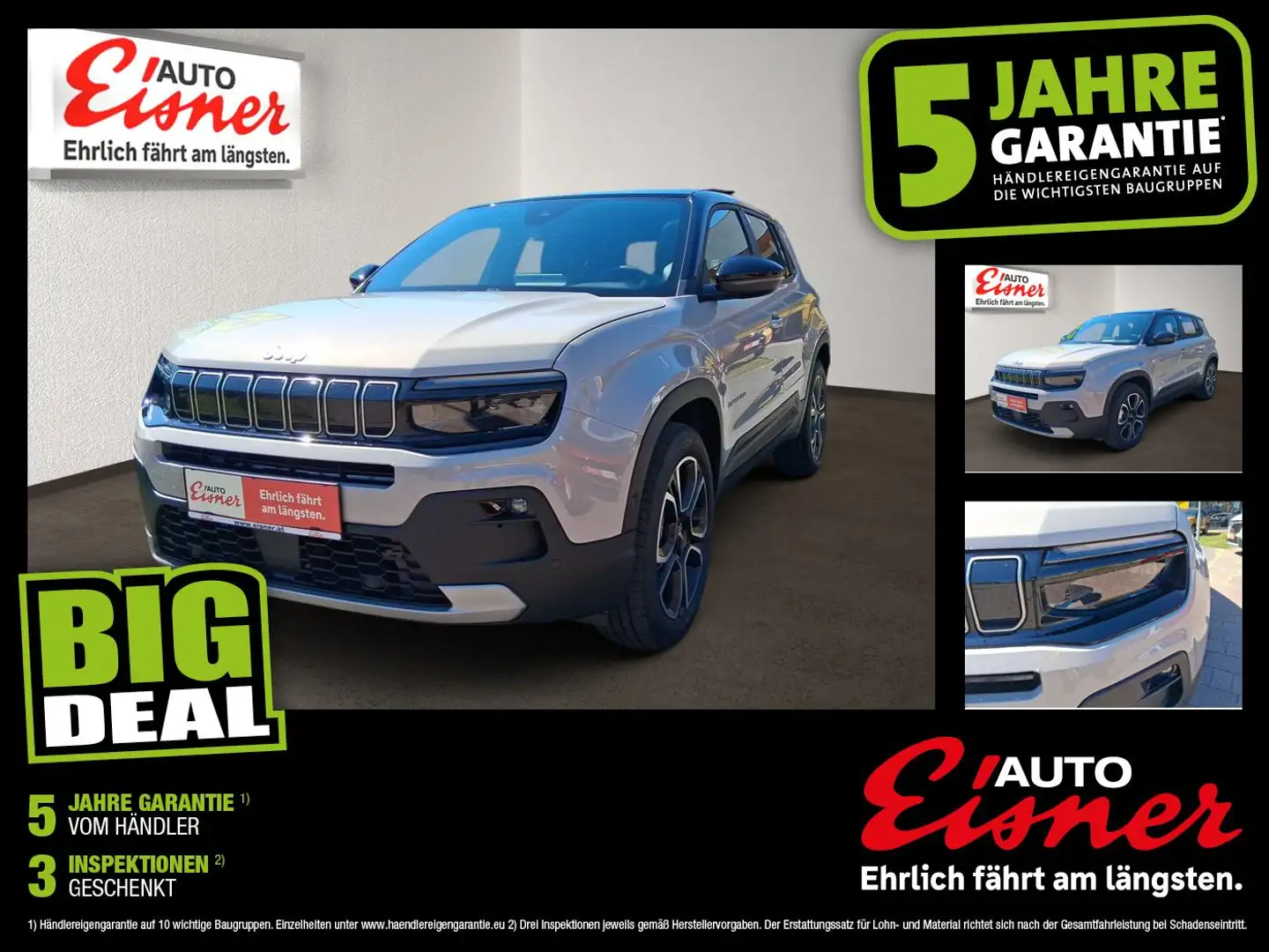 Jeep Avenger 1.2 T-GDI Summit ACC DynLicht Kam. LED Schwarz - 1
