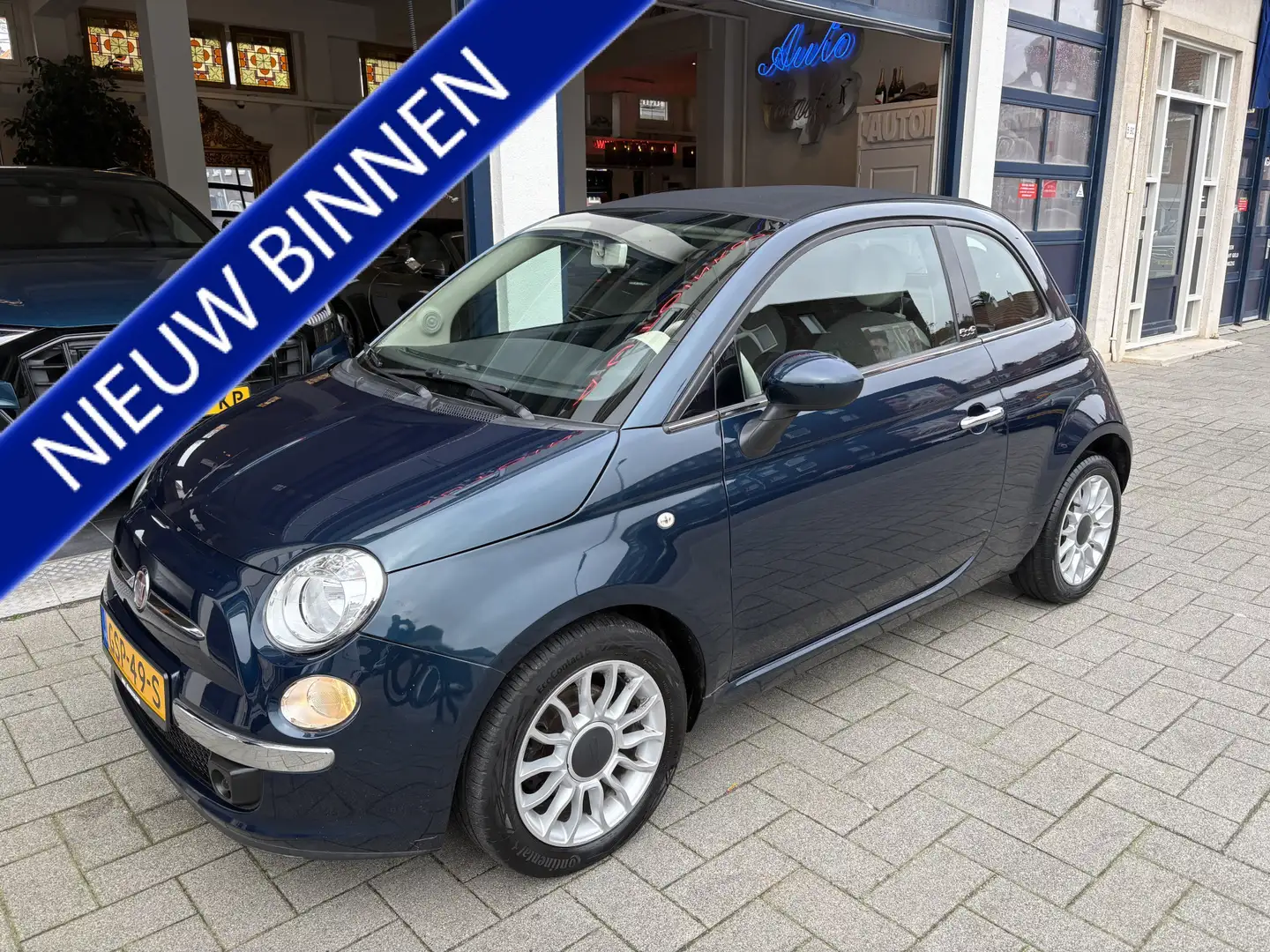 Fiat 500C 0.9 TwinAir Lounge TOPSTAAT Blau - 1