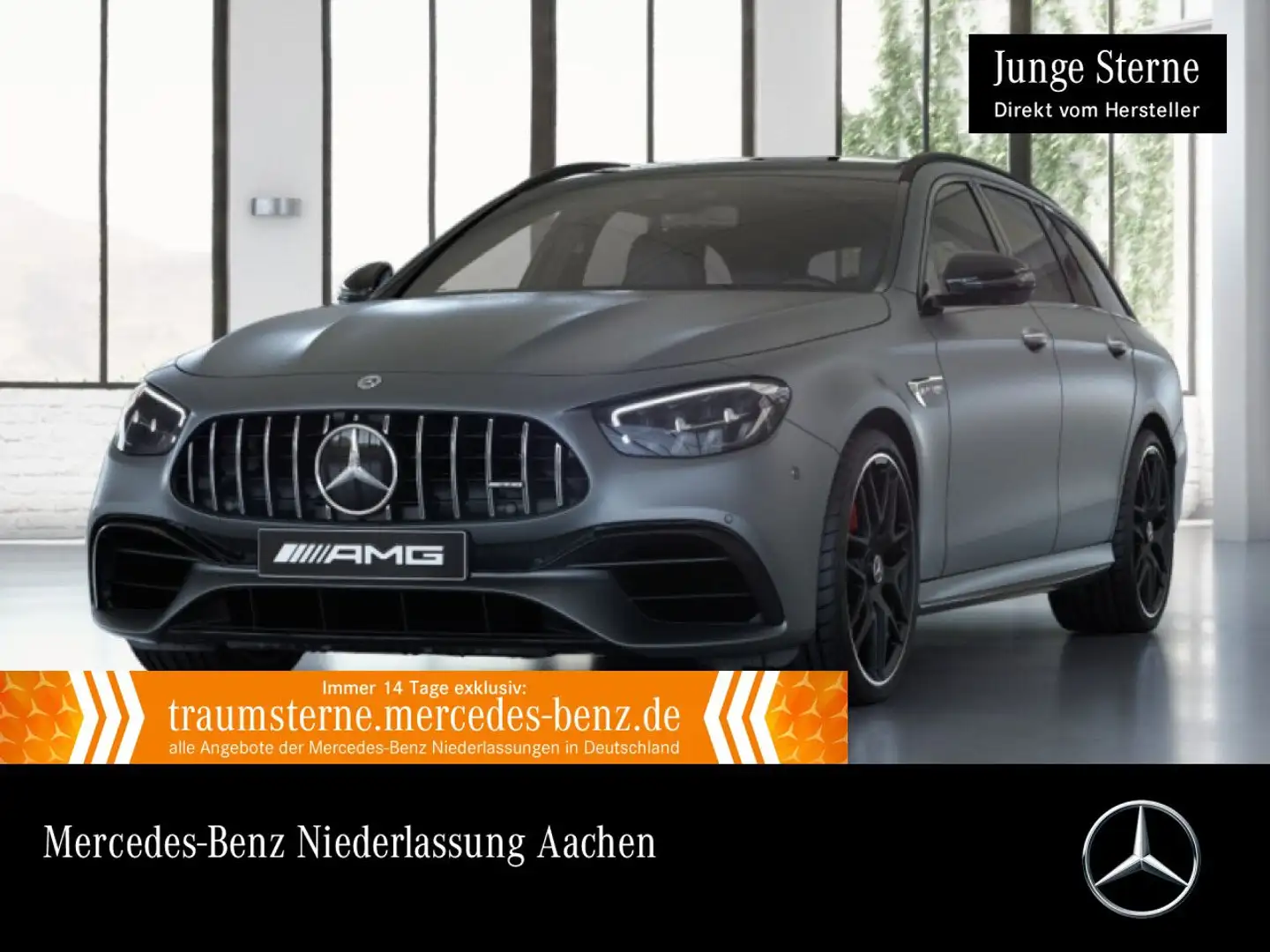 Mercedes-Benz E 63 AMG E 63 S 4M T-Modell AMG+DRIVERS+NIGHT+PANO+360+AHK Grau - 1