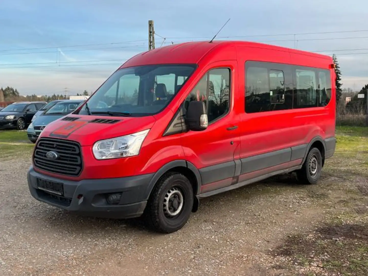 Ford Transit Kombi 350 L3 ROLLSTUHLRAMPE*MOTORSCHADEN Rojo - 2