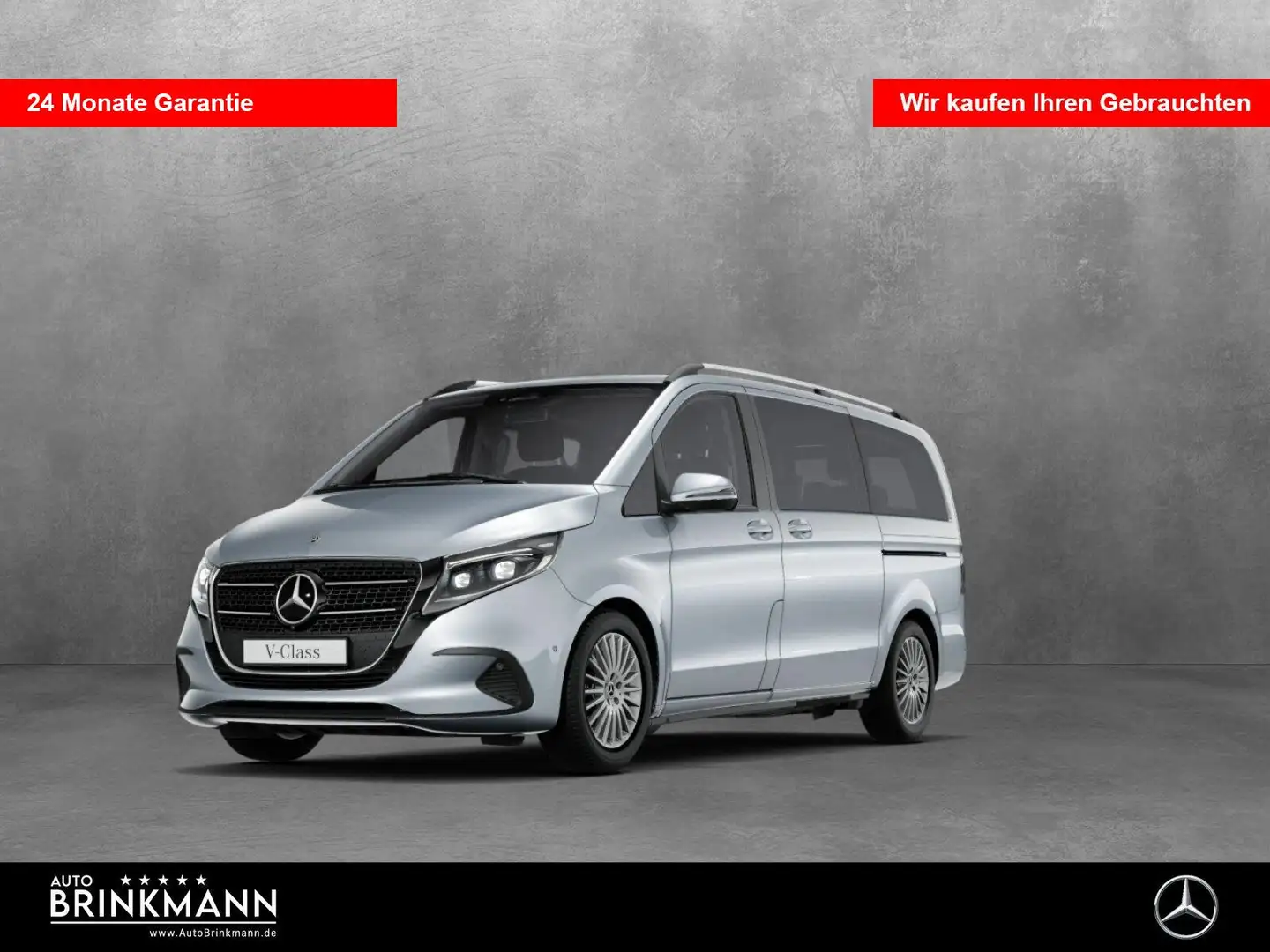 Mercedes-Benz V 250 V 250 d STYLE Lang SHZ/Totw./AHK Basic/Navi/LED Argent - 1