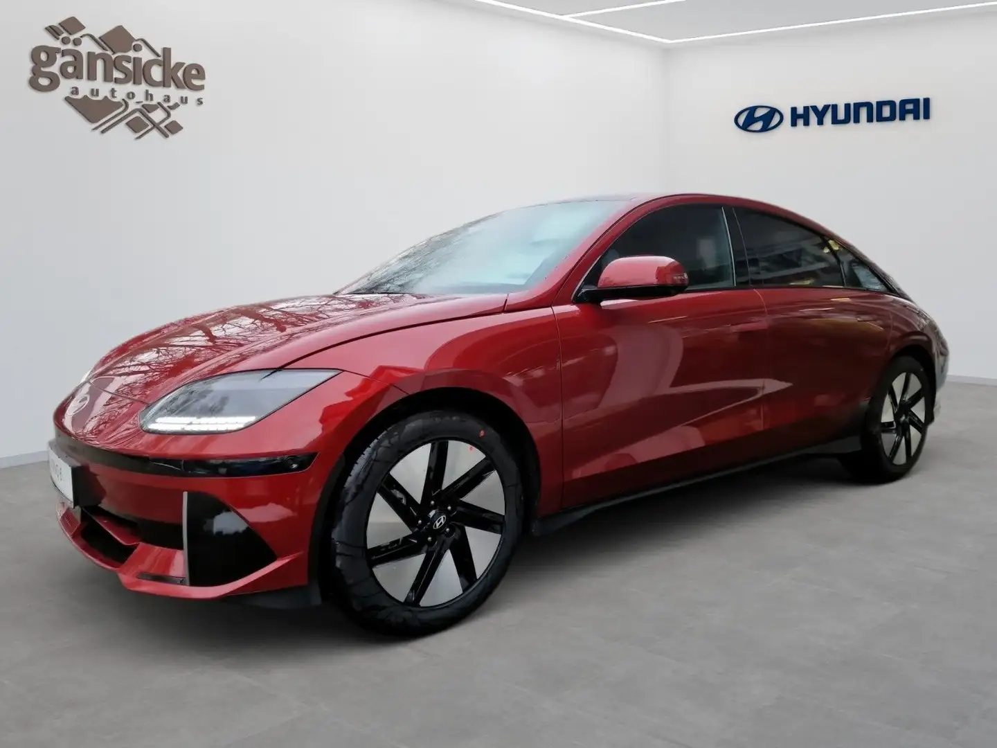 Hyundai IONIQ 6 77,4kWh 168kW Techniq inkl. Dynamiq Rosso - 1
