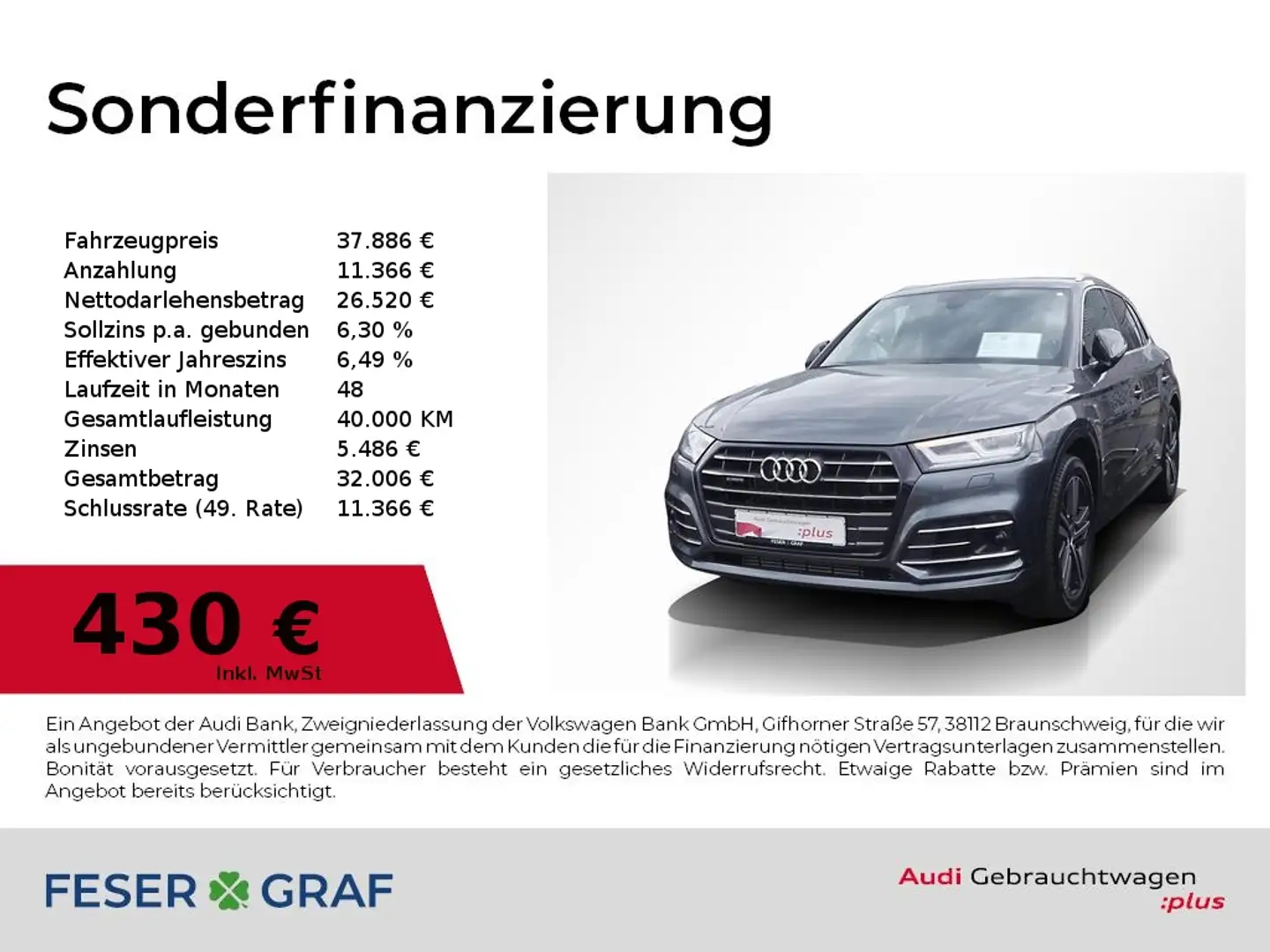 Audi Q5 55 TFSI e qu S Line Leder,Luft/air,Navi,AHK Grijs - 1