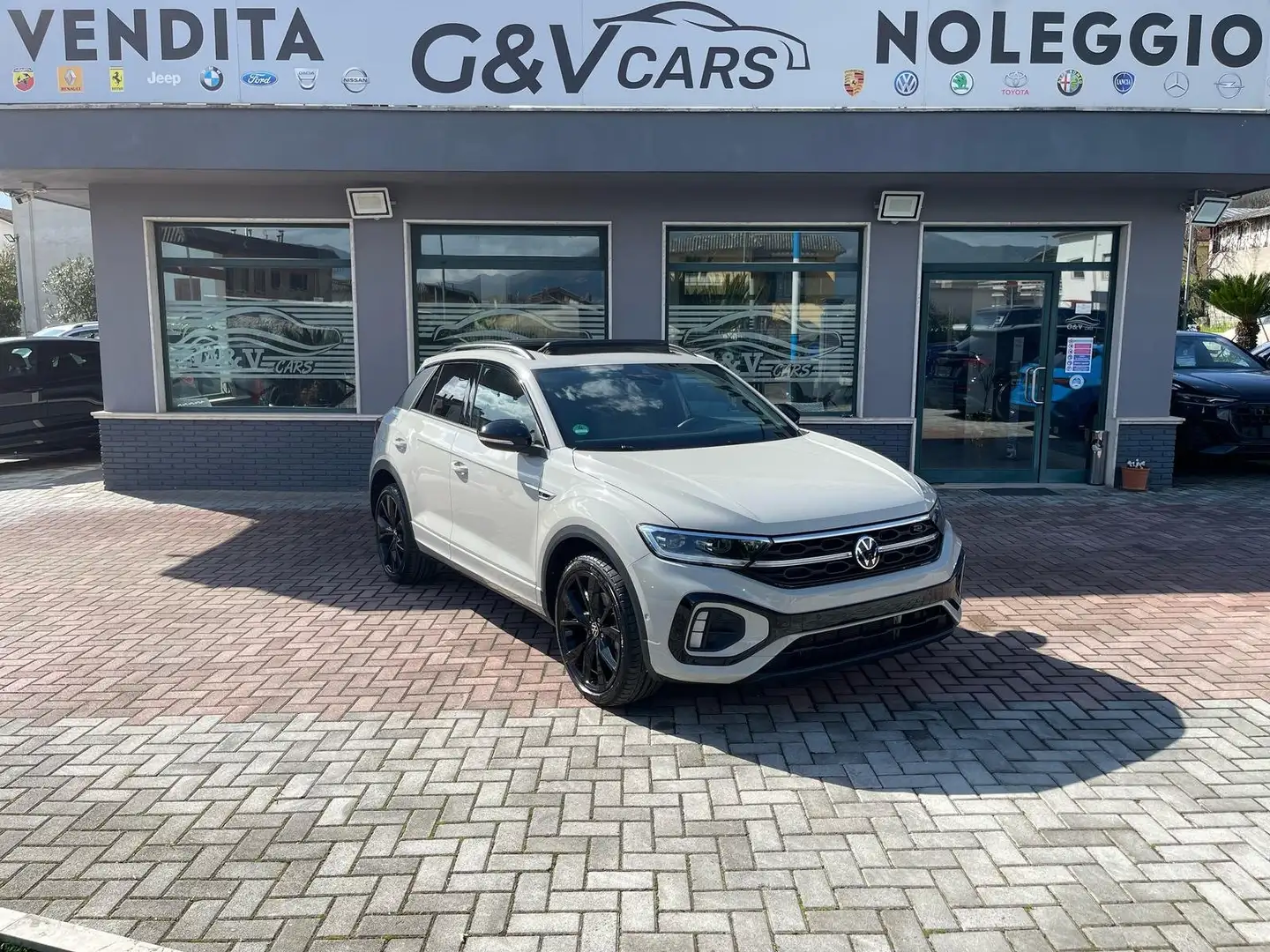 Volkswagen T-Roc 2.0 tdi R-Line DSG 150cv*Panorama*Virtual Bianco - 1