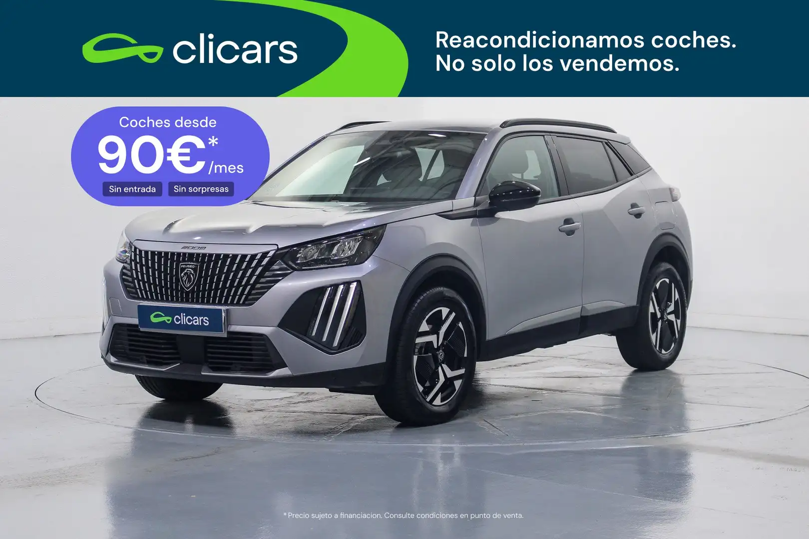 Peugeot 2008 Hybrid 136 Allure eDCS6 Plateado - 1