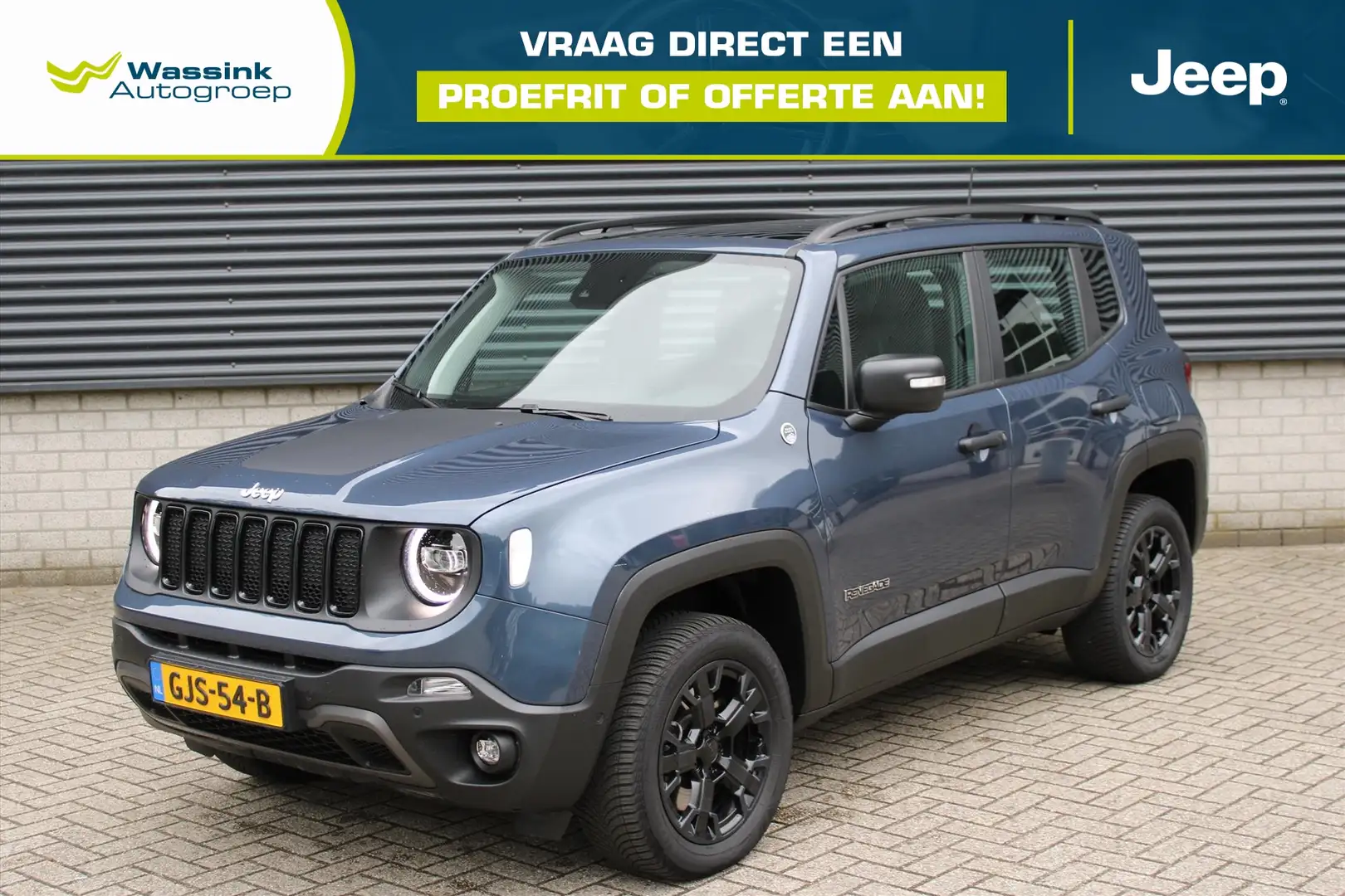 Jeep Renegade 4xe 240pk Plug-in Hybrid 4WD Aut Trailhawk | Schui Blauw - 1