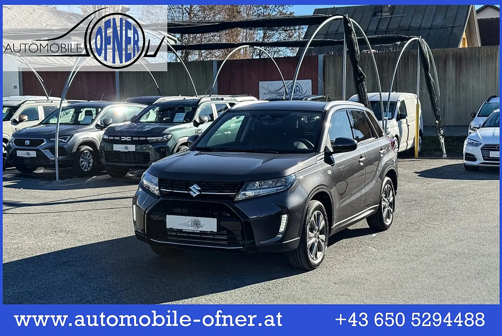 Suzuki Vitara 1,4 Hybrid shine LED PDC Kamera Sitzheizung Navi Grau - 1