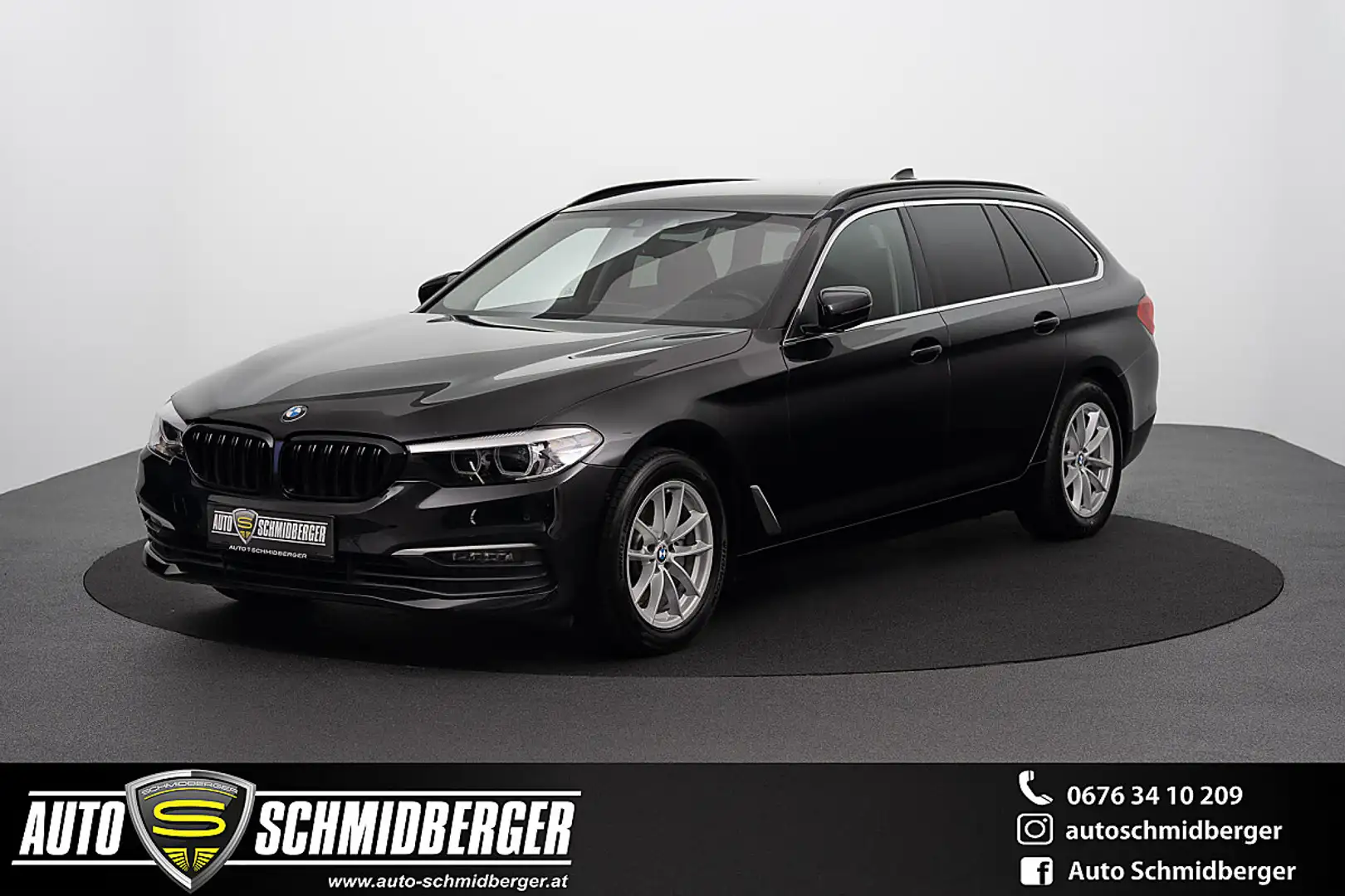 BMW 520 d Touring Aut.*AHK*STANDHEIZUNG*VOLL-LED* Schwarz - 1