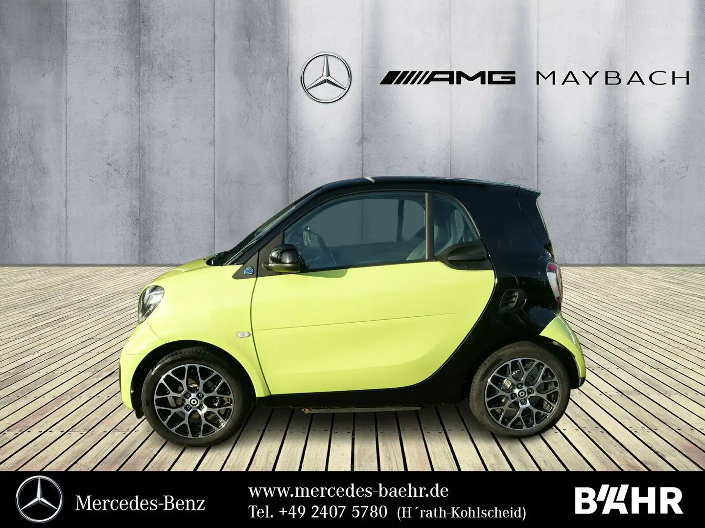 smart forTwo fortwo EQ prime/Tempomat/SHZ/Pano/LED/LMR-16" Vert - 2