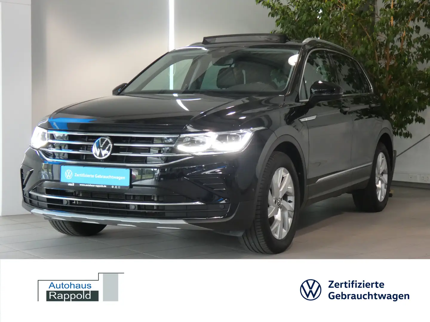 Volkswagen Tiguan 1.5 TSI Elegance AHK PANO LEDER EASY OPEN STDHZG Negro - 1