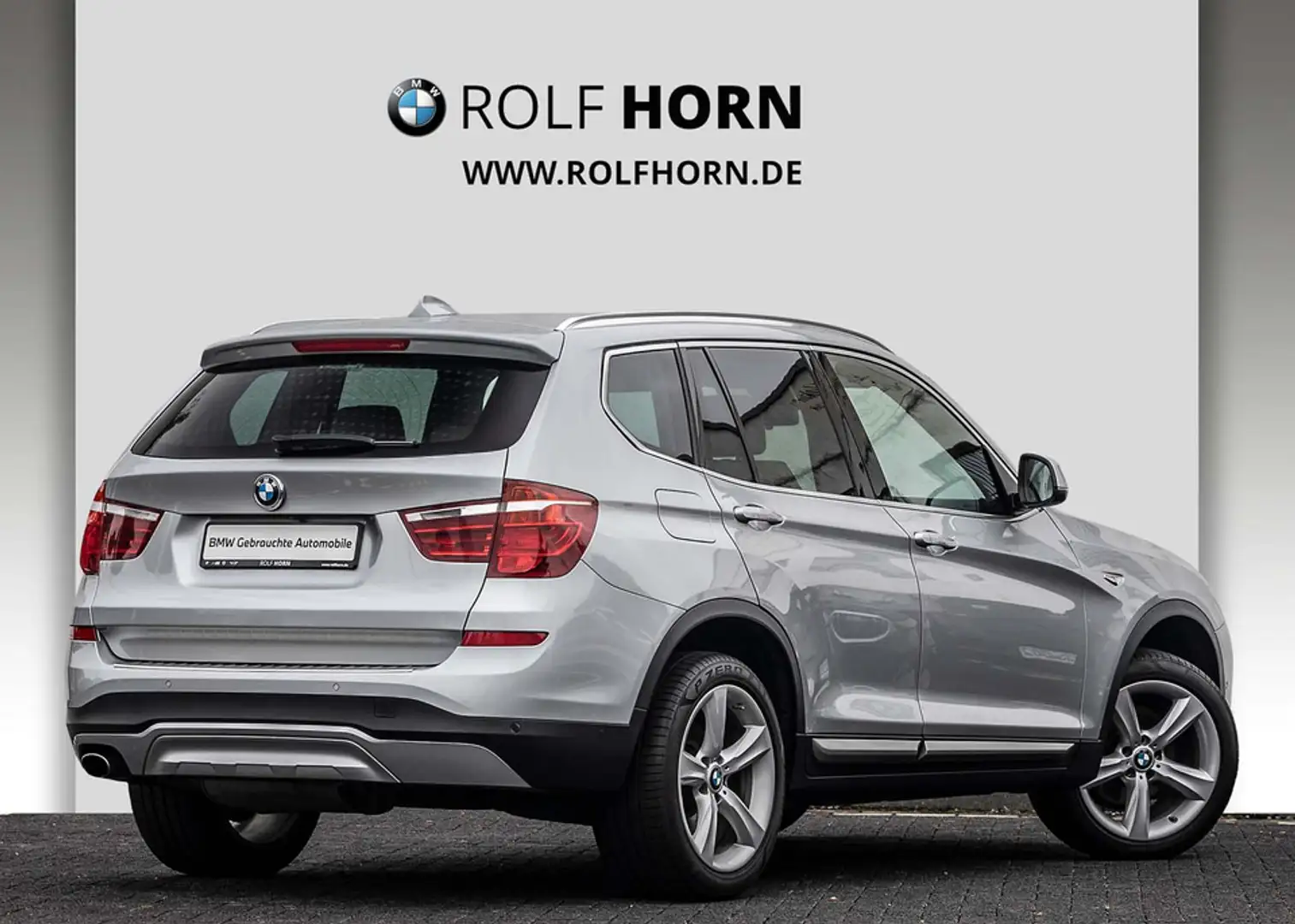 BMW X3 xDrive20d xLine HeadUp AHK Sitzhzg RFK HiFi Silber - 2