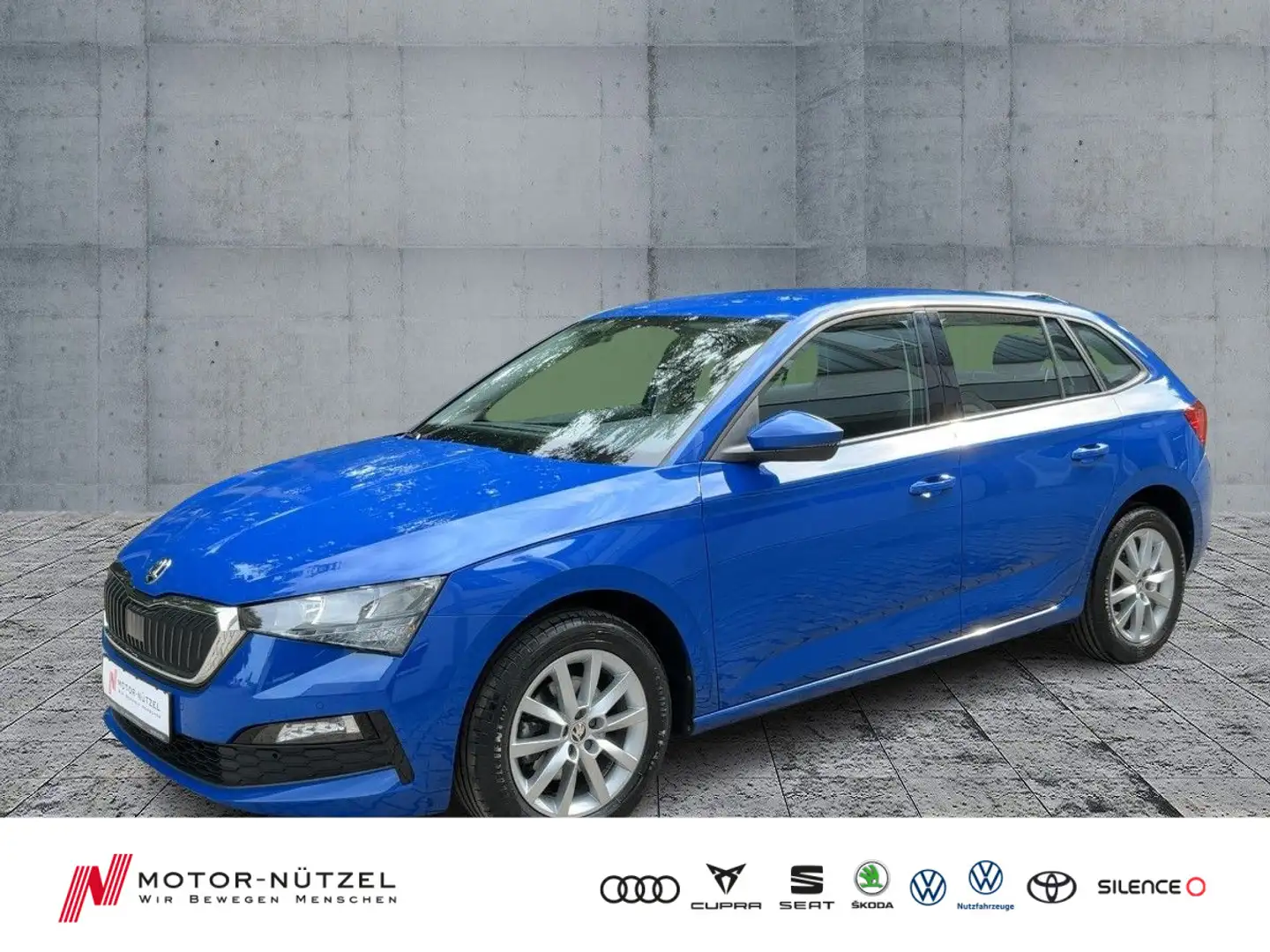 Skoda Scala 1.0 TSI DSG AMBITION LED+APP+GRA+SHZ+2xPDC Blau - 1