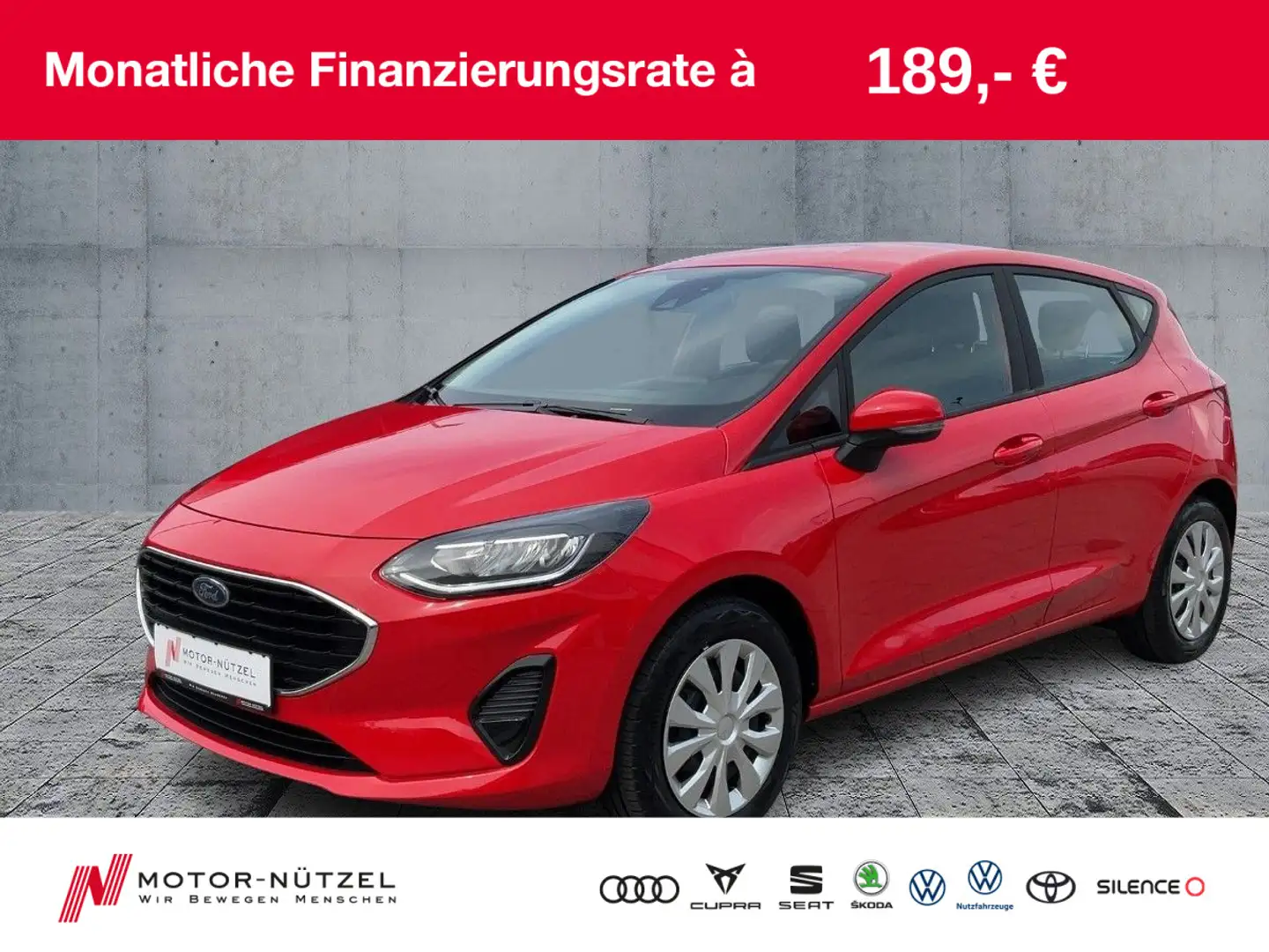 Ford Fiesta 1.0 EcoBoost COOL&CONNECT LED+SHZ+PDC+GRA Rood - 1
