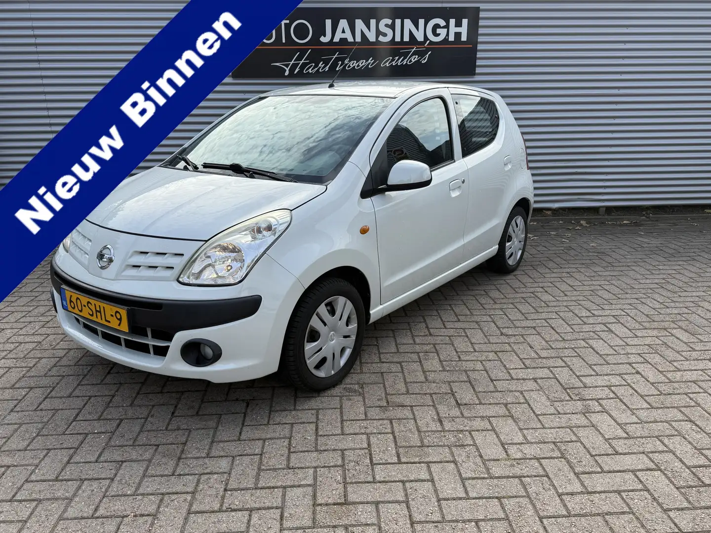 Nissan Pixo 1.0 Acenta Nieuwe APK!! | Trekhaak | Airco | Radio Wit - 1