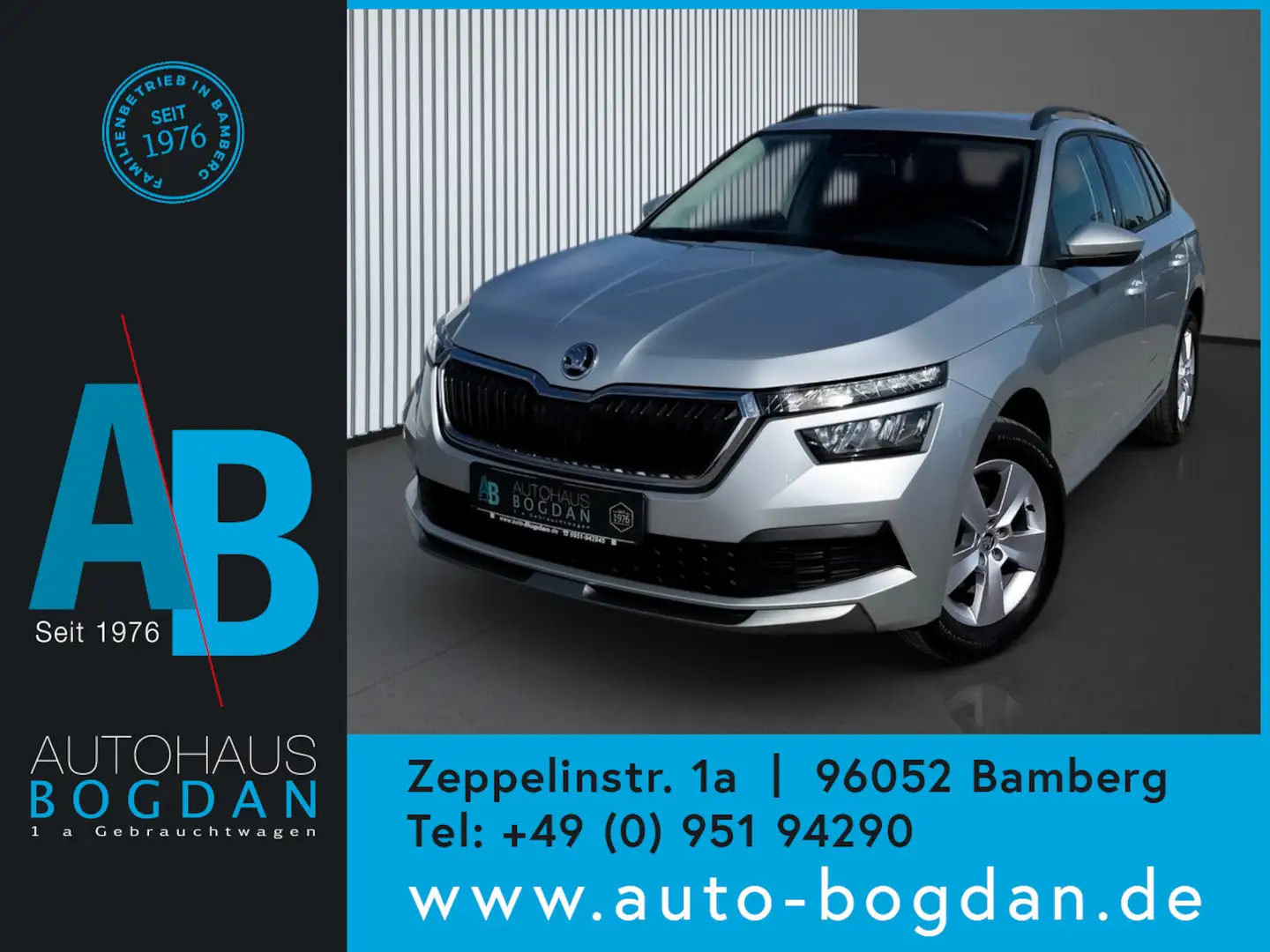 Skoda Kamiq Ambition LED*adapt.Tempomat*SHZ*Kamera Silber - 1