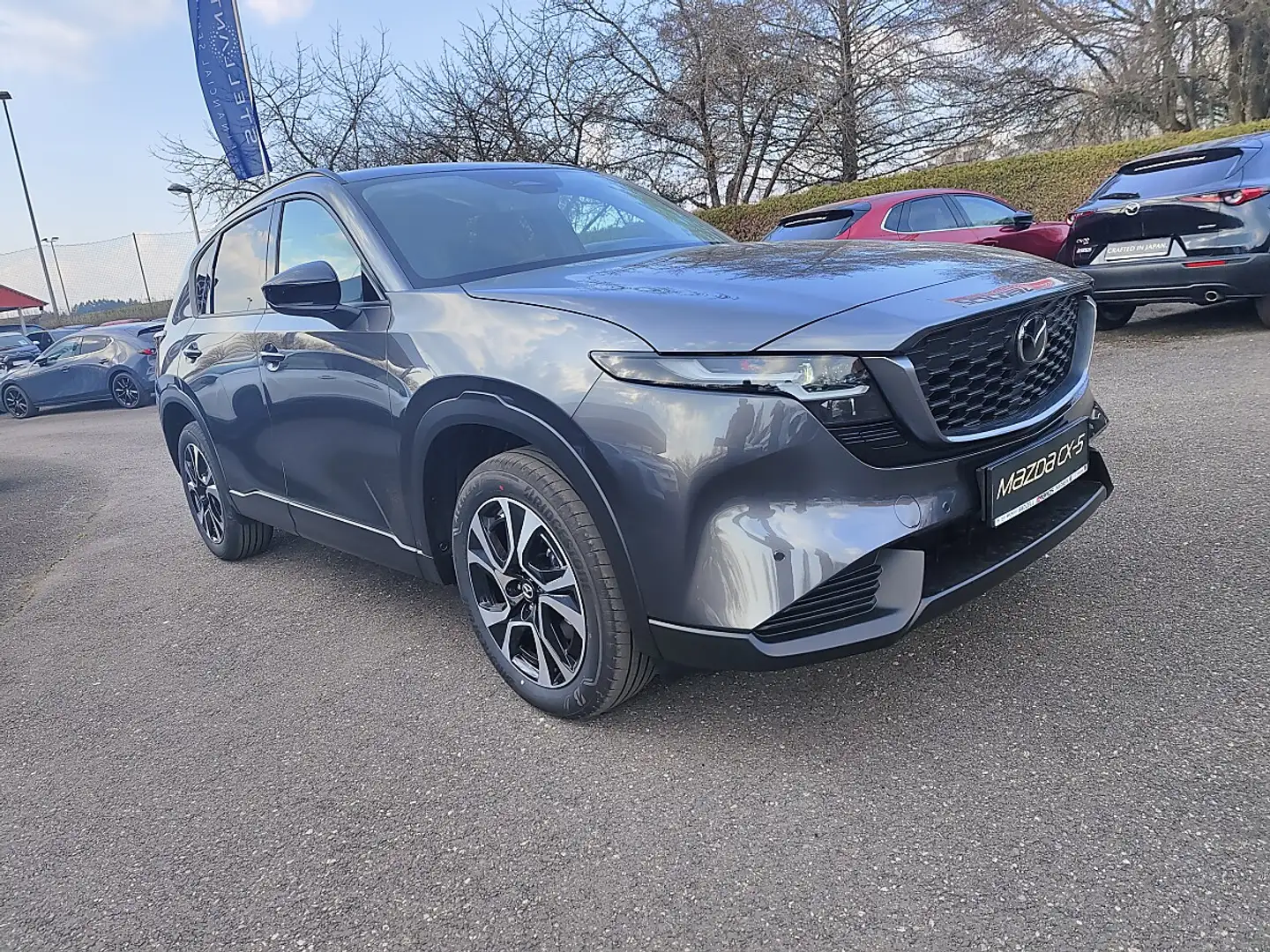 Mazda CX-5 e-Skyactiv G141 MHEV Centre-Line Automatik Grau - 1