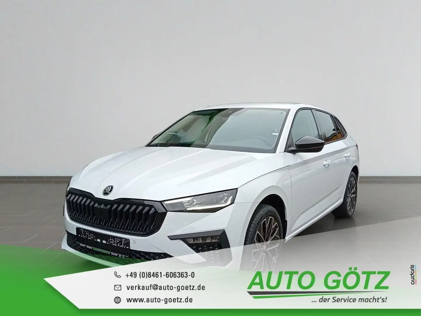Skoda Scala Balance DSG 5-Jah Garantie AHK/Navi/Kamera/Matrix/ Weiß - 1
