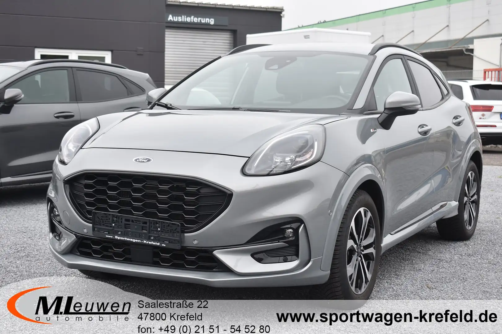 Ford Puma ST-Line X auto. *NAVI*VC*CAM*LED*17"*SHZG*TEMP*B&O Gris - 1
