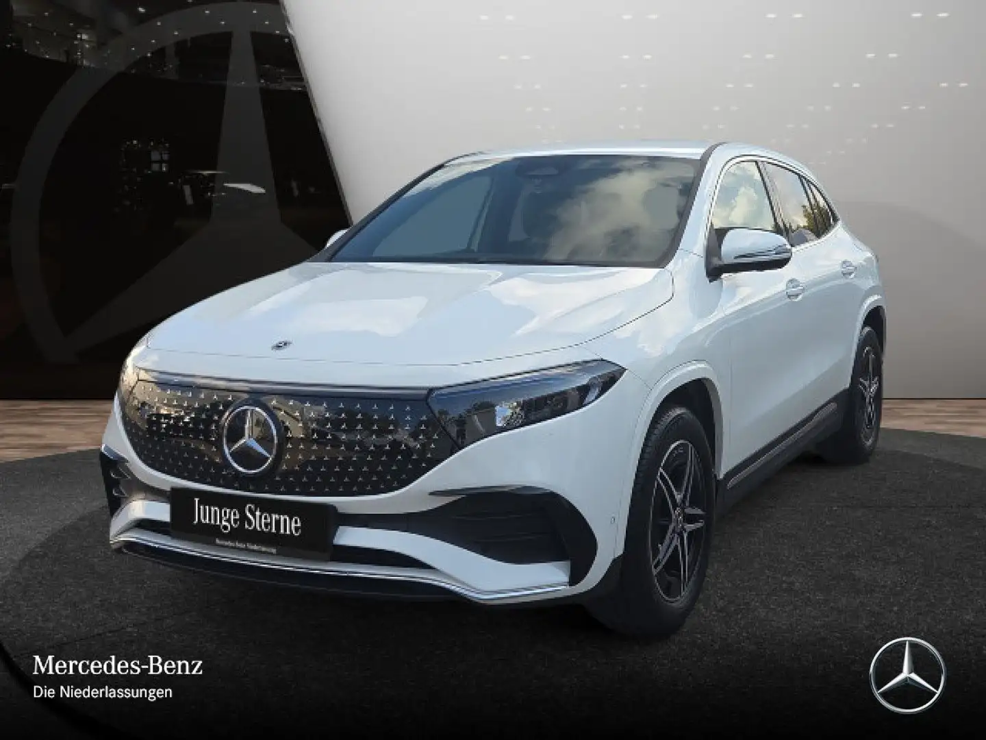 Mercedes-Benz EQA 350 4M AMG+PLUS-PAKET+AHK+360+KEYLESS+SPUR Weiß - 2