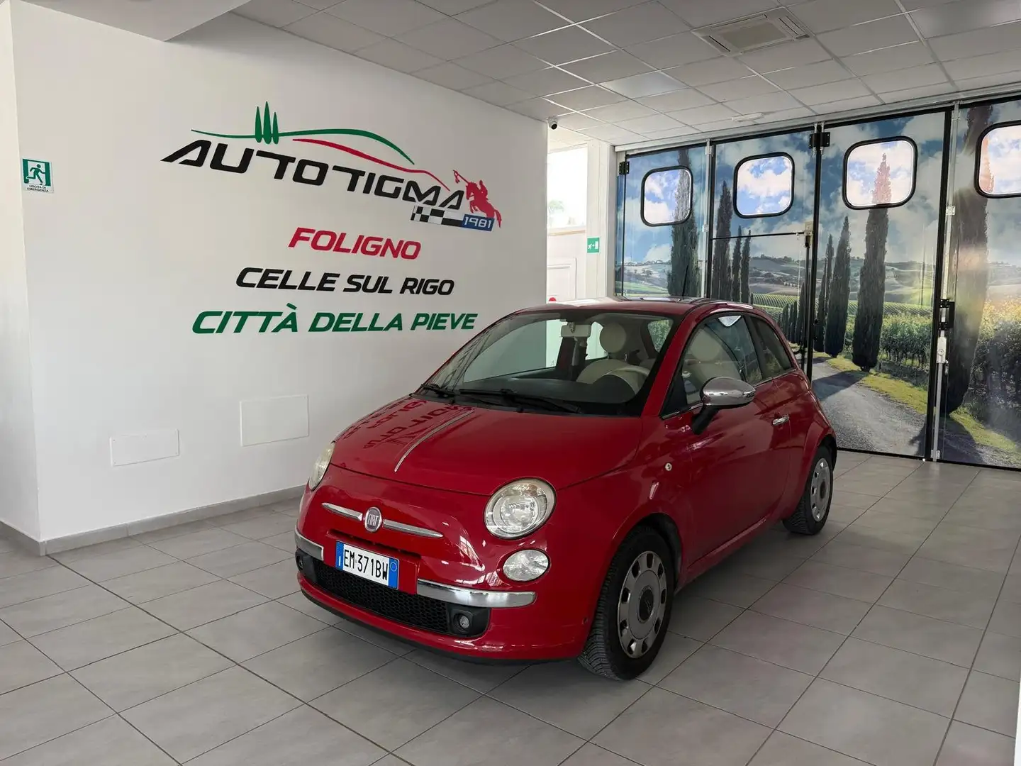 Fiat 500 500 1.2  69cv (METANO) NEO PATENTATI Rosso - 1