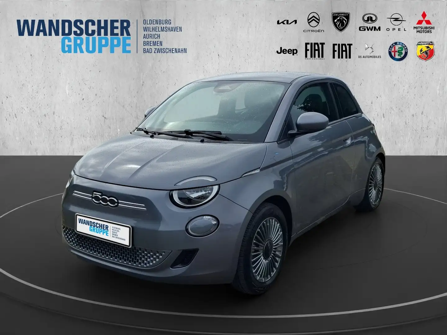 Fiat 500e 500 e Icon KeyLess+Navi+SHZ+LM+SoundSys+SpurH Grau - 1
