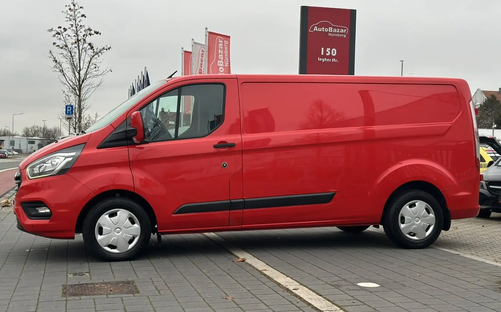 Ford Transit Custom Kasten L2 Trend / Automatik / PDC Rouge - 2
