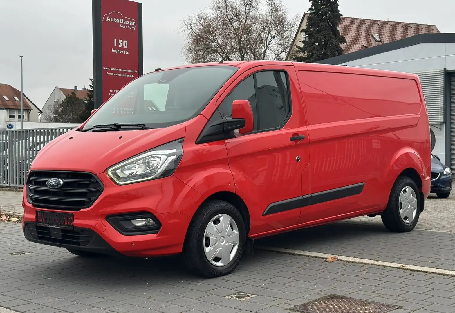 Ford Transit Custom Kasten L2 Trend / Automatik / PDC Rouge - 1
