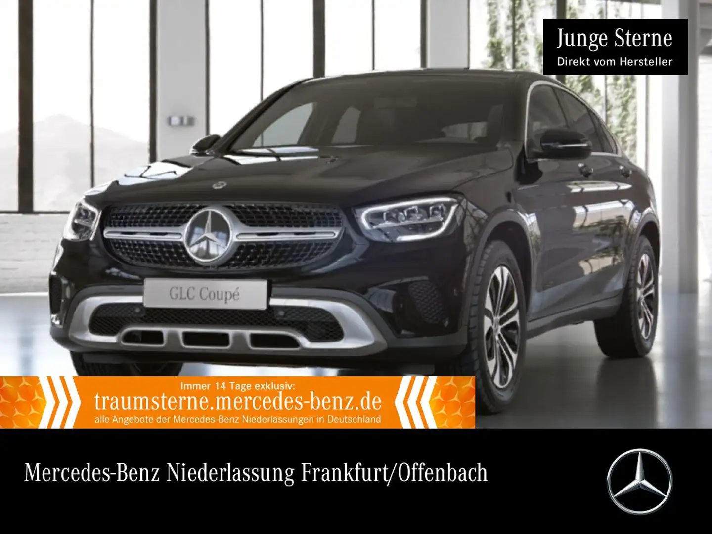 Mercedes-Benz GLC 220 d Coupé 4M LED+KAMERA+SPUR+TOTW+KEYLESS Schwarz - 1