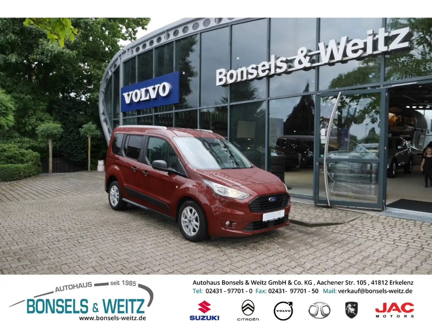 Ford Tourneo Connect Trend EU6d-T 1.0 EcoBoost Kurvenlicht DAB Ambiente Rouge - 1