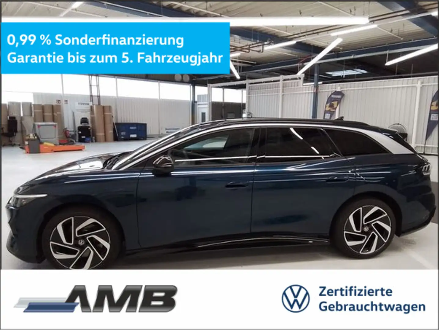 Volkswagen ID.7 Tourer Pro S 86kWh/AHK/Matrix/WäPu/01.30Gar Azul - 1