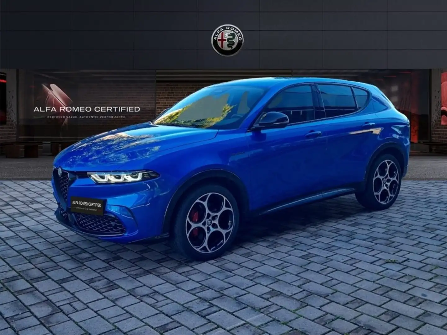 Alfa Romeo Tonale 1500 160CV HYBRID VELOCE Bleu - 1