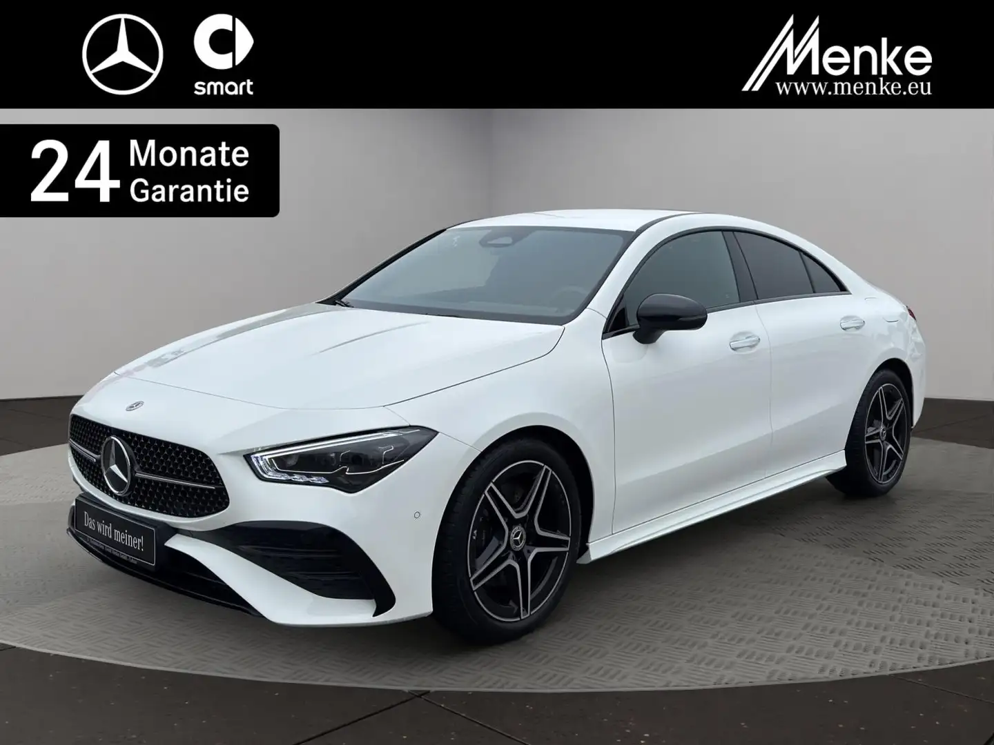 Mercedes-Benz CLA 200 Coupé AMG+Night+Distro+Multibeam+KeyGo Blanc - 1