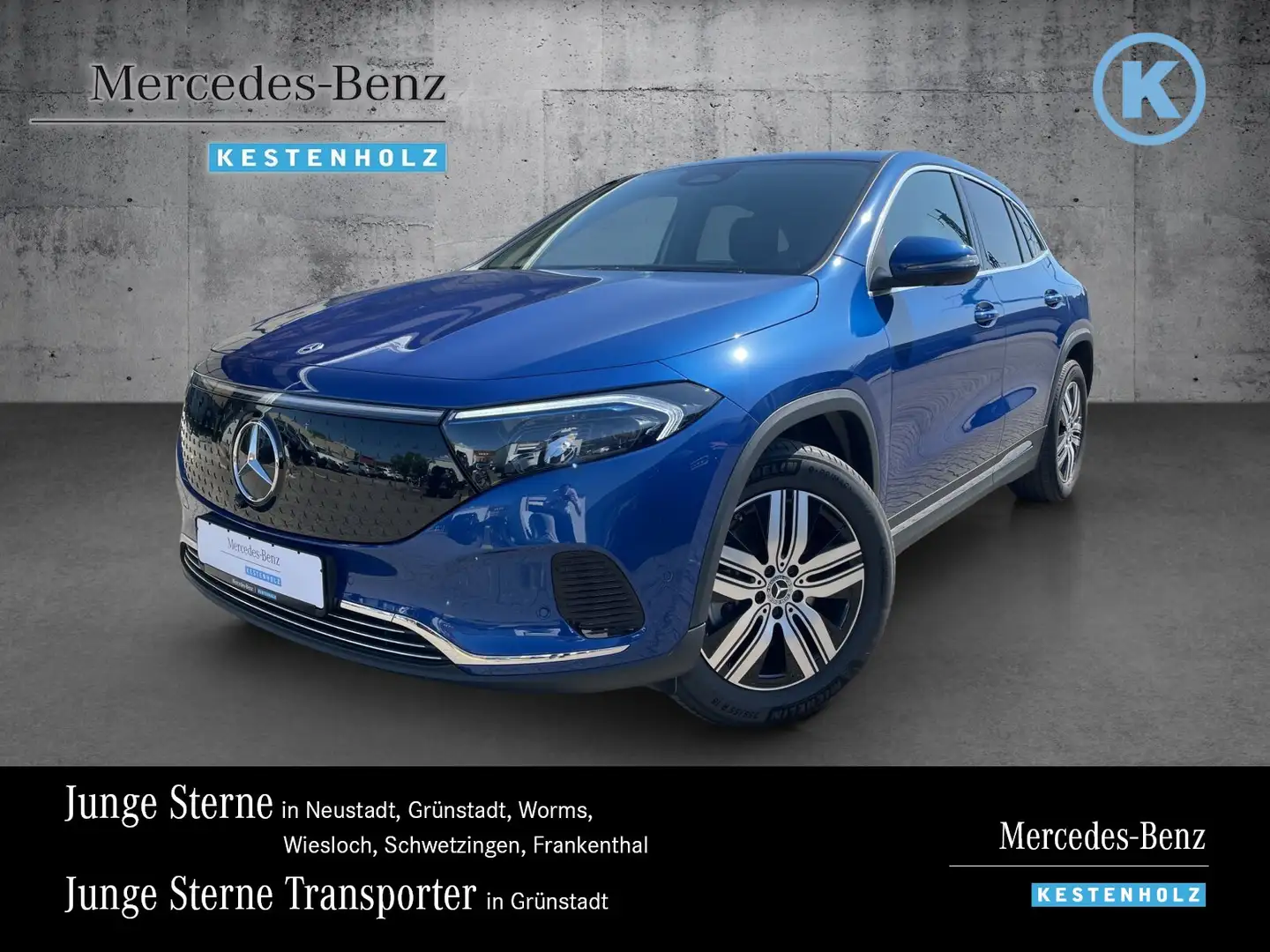 Mercedes-Benz EQA 250 EQA 250 PROGRESSIVE+DISTRO+360+AMBI+EASYP+LENKHZ Azul - 1