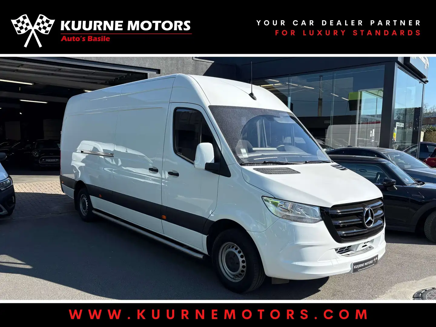 Mercedes-Benz Sprinter 315CDi L3 - H3 / 3 Zit / Uitbekleed * 1 J Garantie Blanc - 1