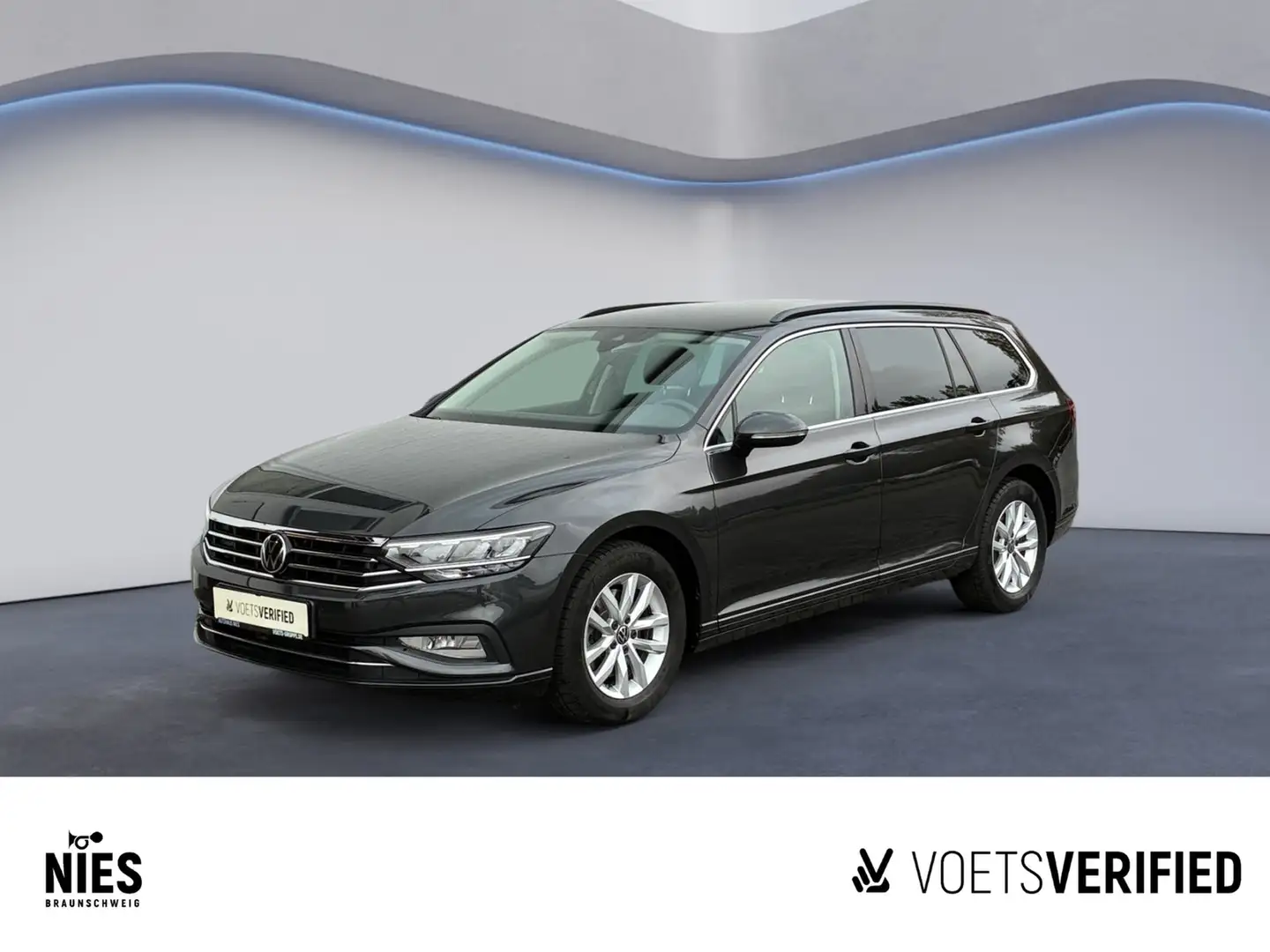 Volkswagen Passat Variant Business 1.5 TSI DSG LED+App-Connect+AHK Gris - 1