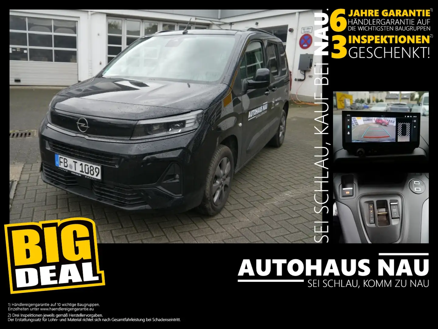 Opel Combo Life E 1.5 D Edition N1 incl.Big Deal Paket Schwarz - 1