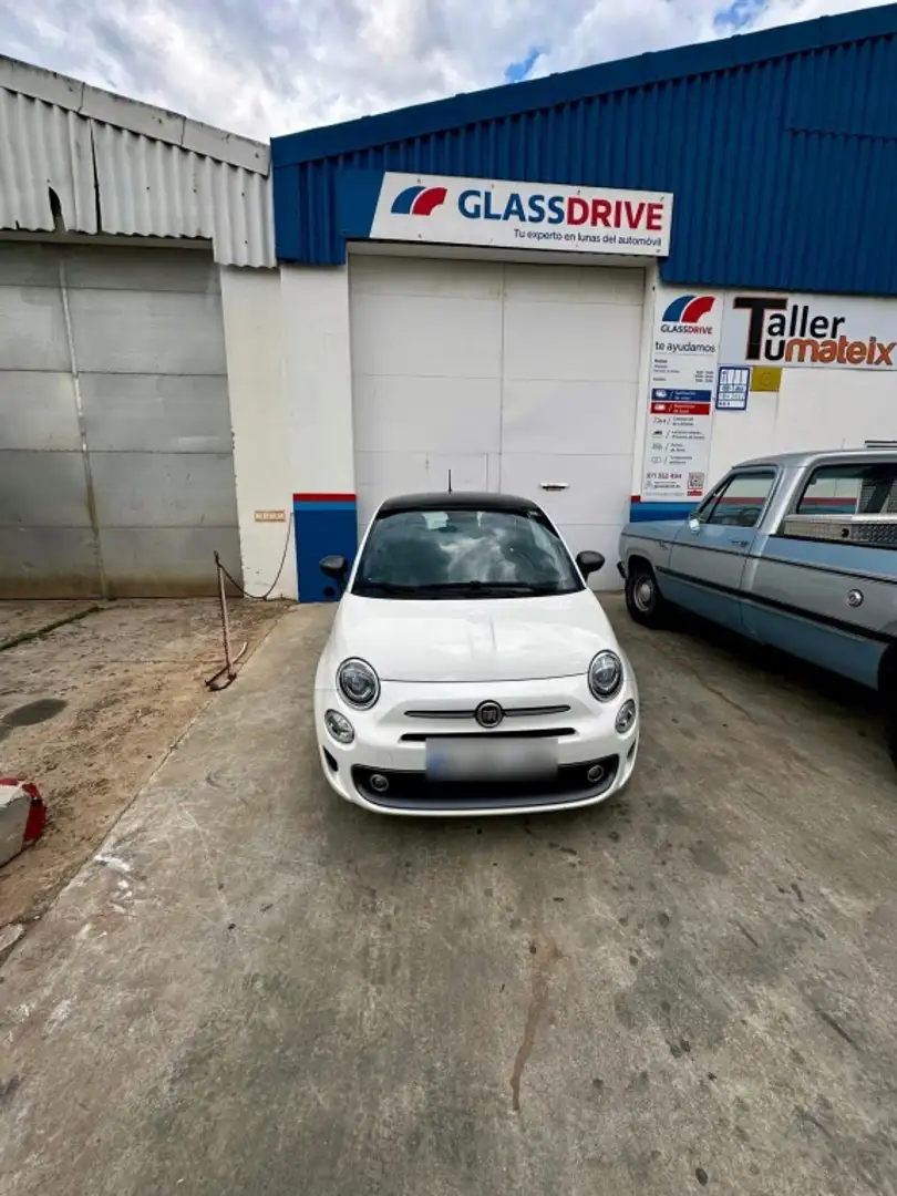 Fiat 500 1.0 Hybrid Sport 52kW Blanc - 1